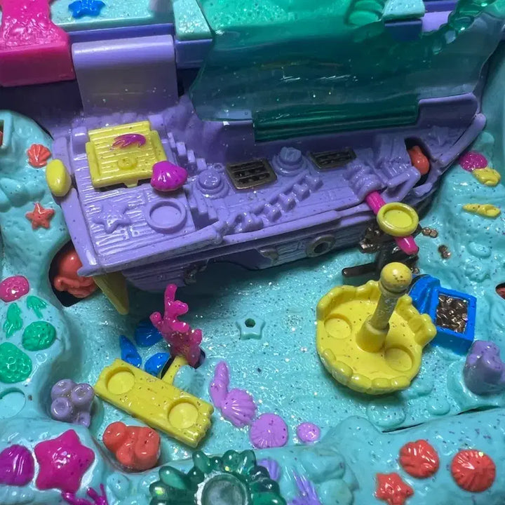 [BUNJANG] Classic Polly Pocket Sparkling Mermaid Compact / 고전 폴리포켓 스파클링 머메이드 컴팩트
