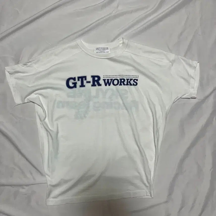 [BUNJANG] Issey Miyake Skyline T-shirt / [OS] 80s 이세이미야케 스카이라인 티셔츠(화이트, 레드)