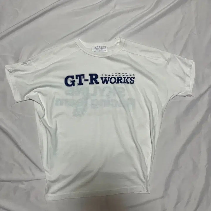 [BUNJANG] Issey Miyake Skyline T-shirt / [OS] 80s 이세이미야케 스카이라인 티셔츠(화이트, 레드)