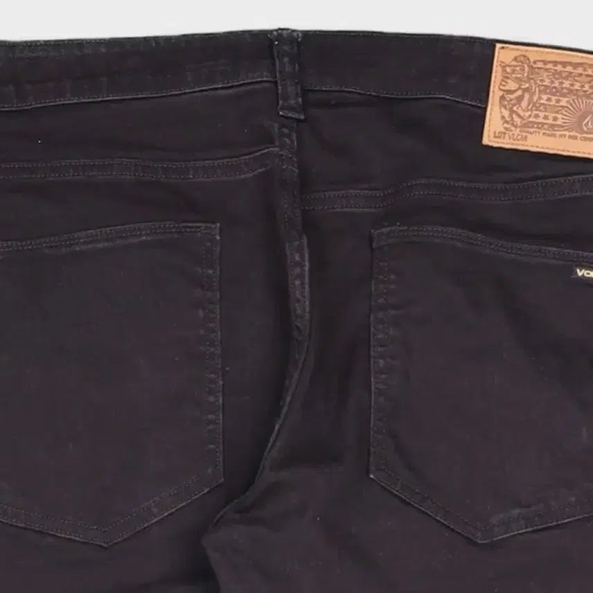 [SOLD OUT] 볼컴 volcom 스트레이트 슬림 데님 청바지 블랙 36
