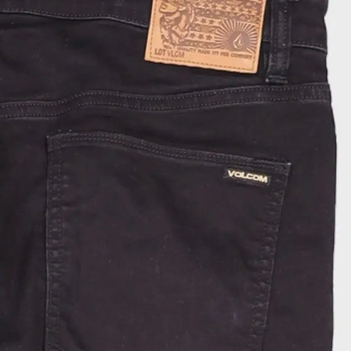 [SOLD OUT] 볼컴 volcom 스트레이트 슬림 데님 청바지 블랙 36