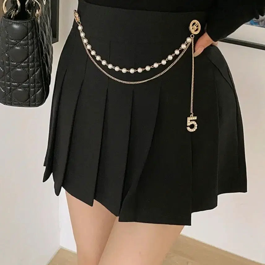 [BUNJANG] Imported Clothing Pearl Chain Skirt / 수입의류 진주체인치마(59800) 홀복 에스드레스 최종가격