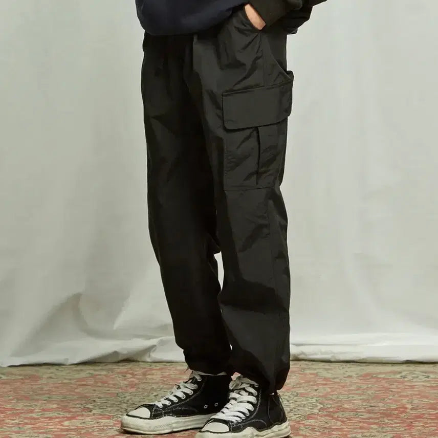 [BUNJANG] Musinsa Cargo String Pants Black (L) / [무신사] CARGO STRING PANTS_BLACK(L)