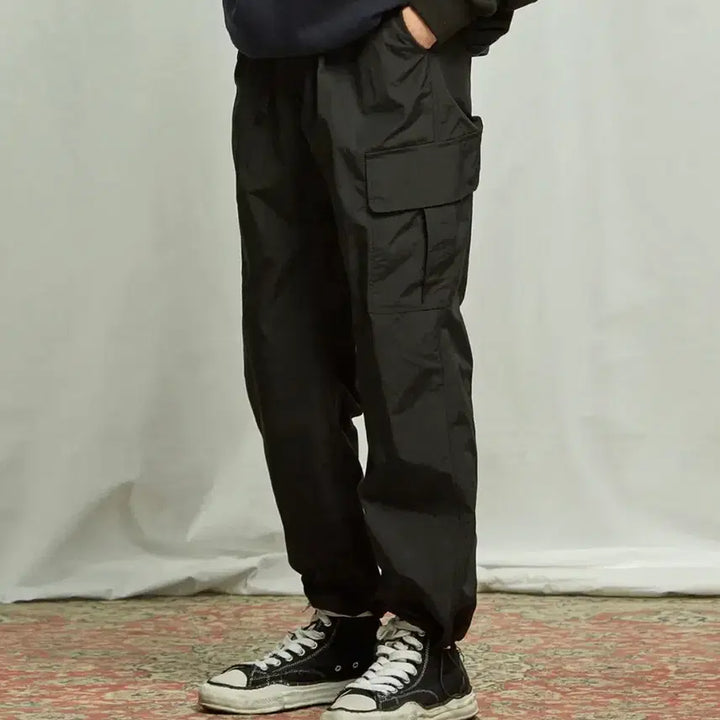 [BUNJANG] Musinsa Cargo String Pants Black (L) / [무신사] CARGO STRING PANTS_BLACK(L)