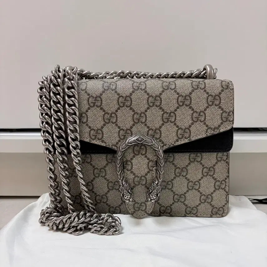 [BUNJANG] Gucci Dionysus Mini Shoulder Bag Black / 구찌 디오니소스 숄더백 미니 블랙