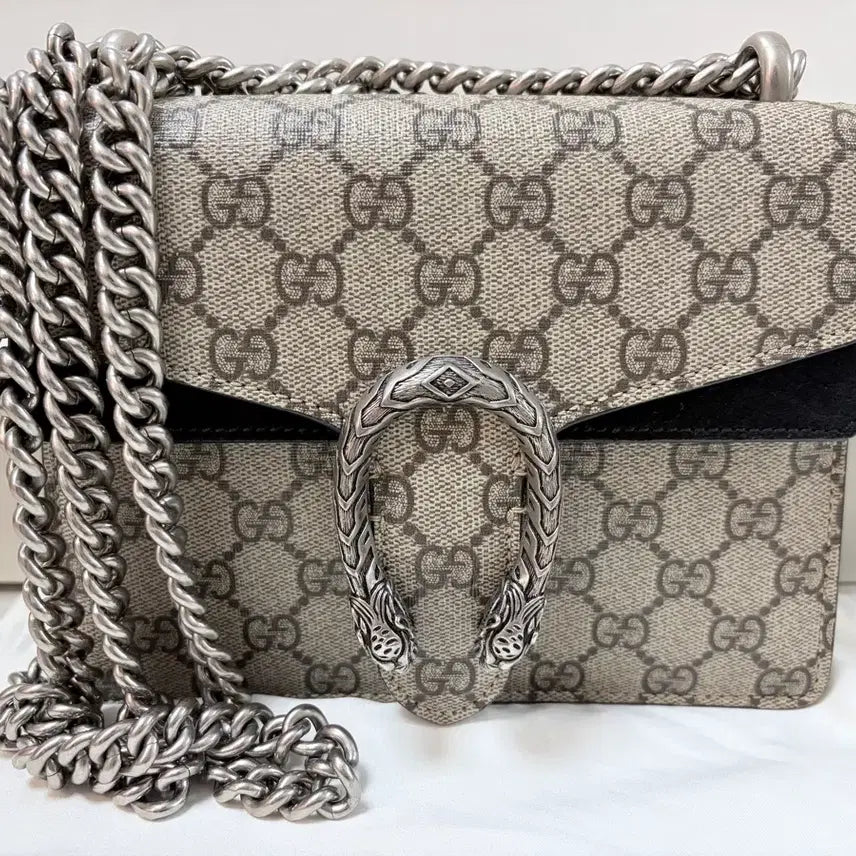 [BUNJANG] Gucci Dionysus Mini Shoulder Bag Black / 구찌 디오니소스 숄더백 미니 블랙