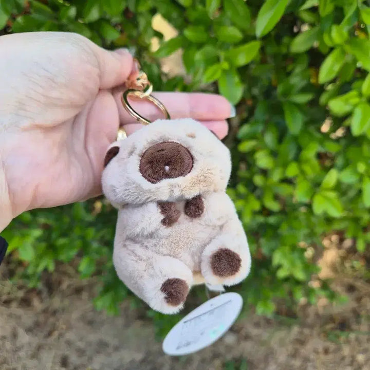 [BUNJANG] Usousou Brown 8cm Plush Keyring / 속았지 우소우소짱 브라운 8cm 인형키링