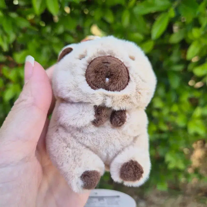 [BUNJANG] Usousou Brown 8cm Plush Keyring / 속았지 우소우소짱 브라운 8cm 인형키링