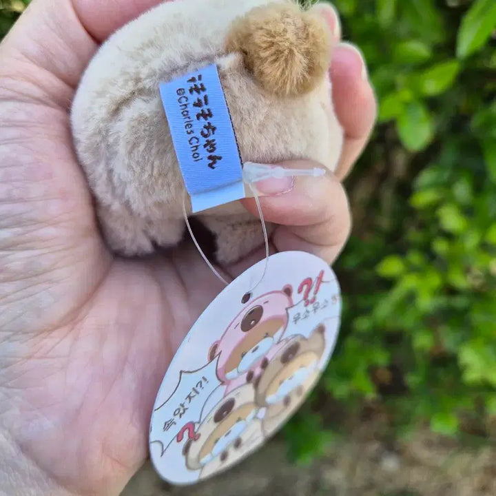 [BUNJANG] Usousou Brown 8cm Plush Keyring / 속았지 우소우소짱 브라운 8cm 인형키링