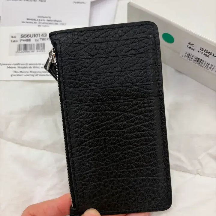 [SOLD OUT] 메종 마르지엘라 카드지갑 블랙 S56UI0143