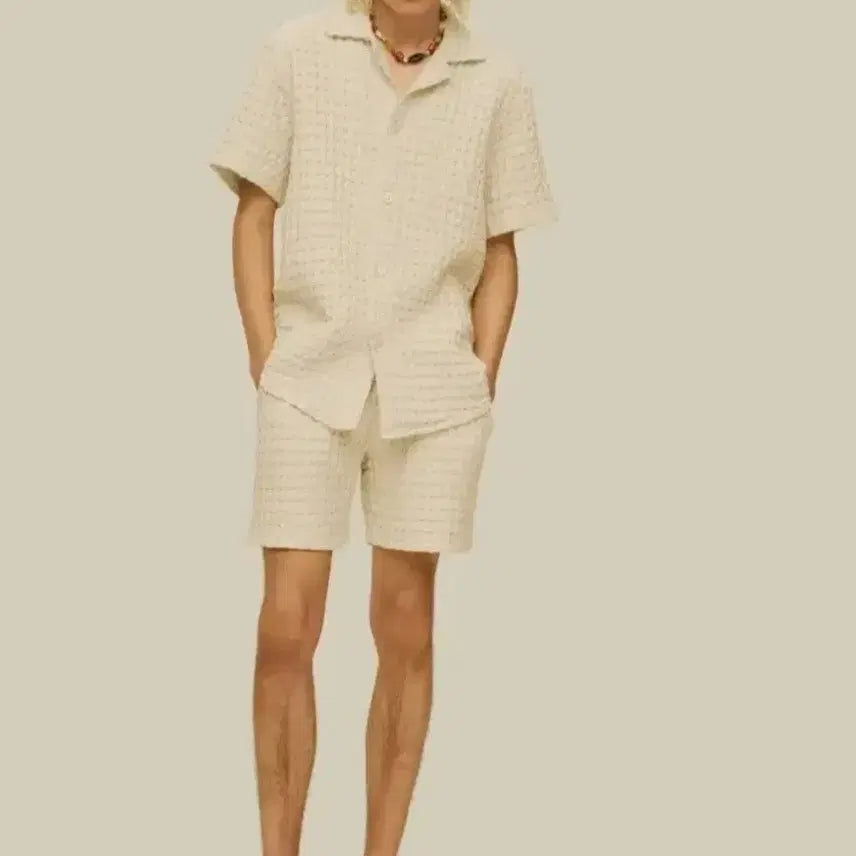 [BUNJANG] OAS Waffle Cuba Shirt / (새옷 228.000) 오에이에스 OAS  와플 쿠바 셔츠 100 105
