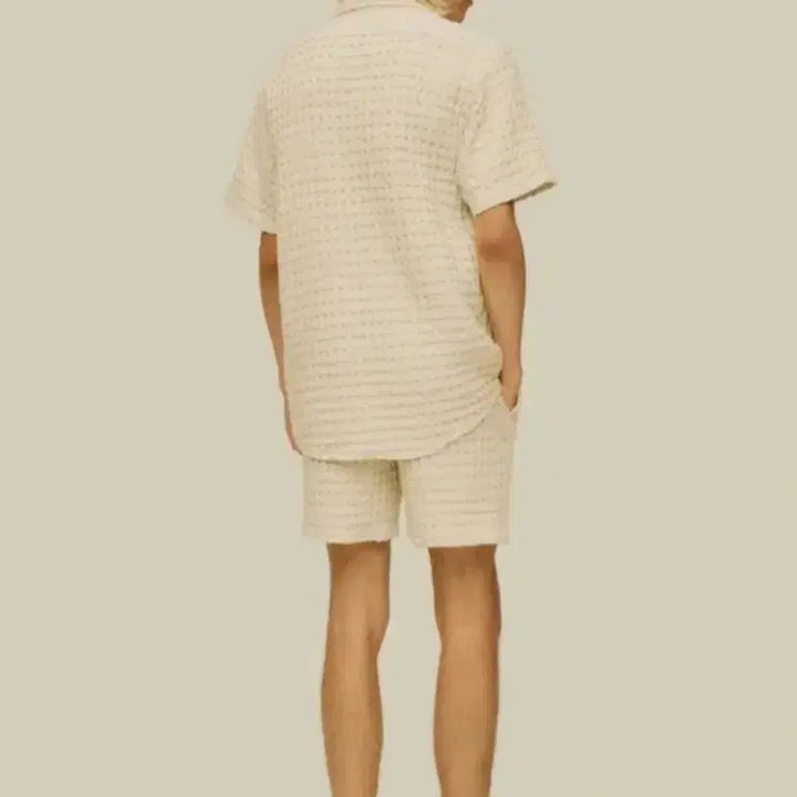 [BUNJANG] OAS Waffle Cuba Shirt / (새옷 228.000) 오에이에스 OAS  와플 쿠바 셔츠 100 105