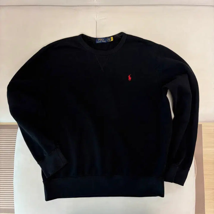 [SOLD OUT] 폴로 랄프로렌 블랙 기모맨투맨 L