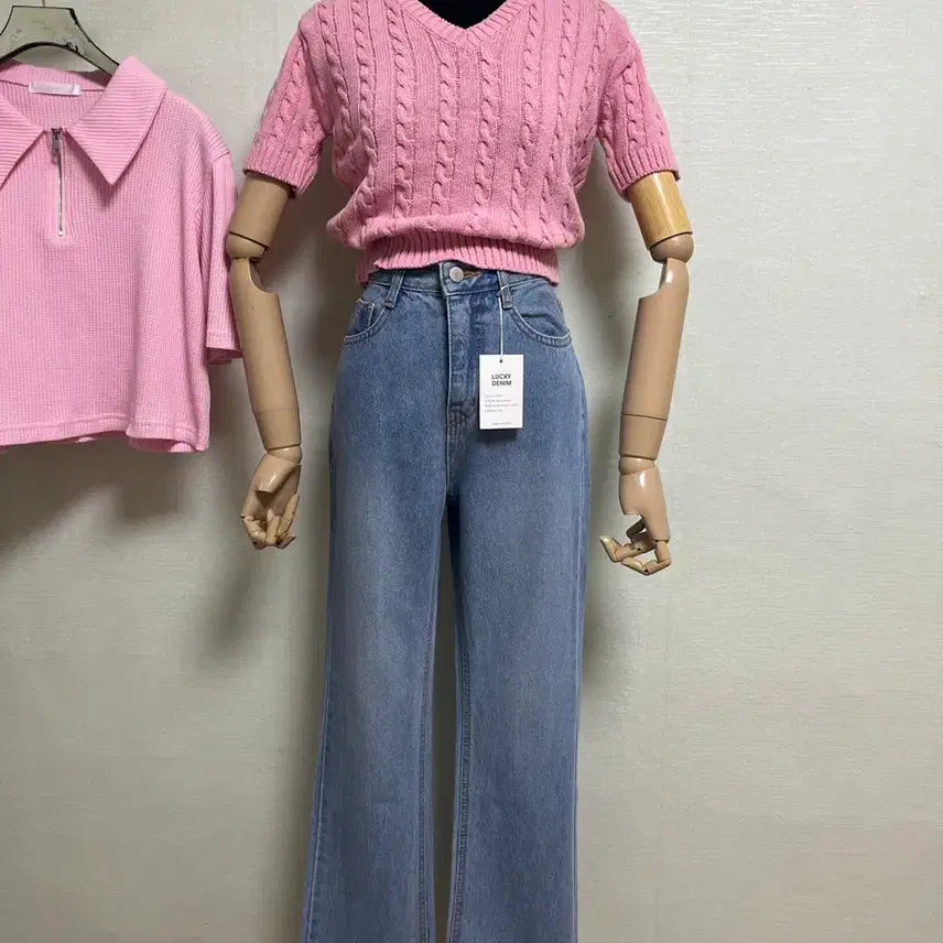 [SOLD OUT] 럭키쏭세미부츠컷데님(S)