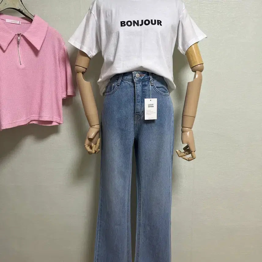 [SOLD OUT] 럭키쏭세미부츠컷데님(S)