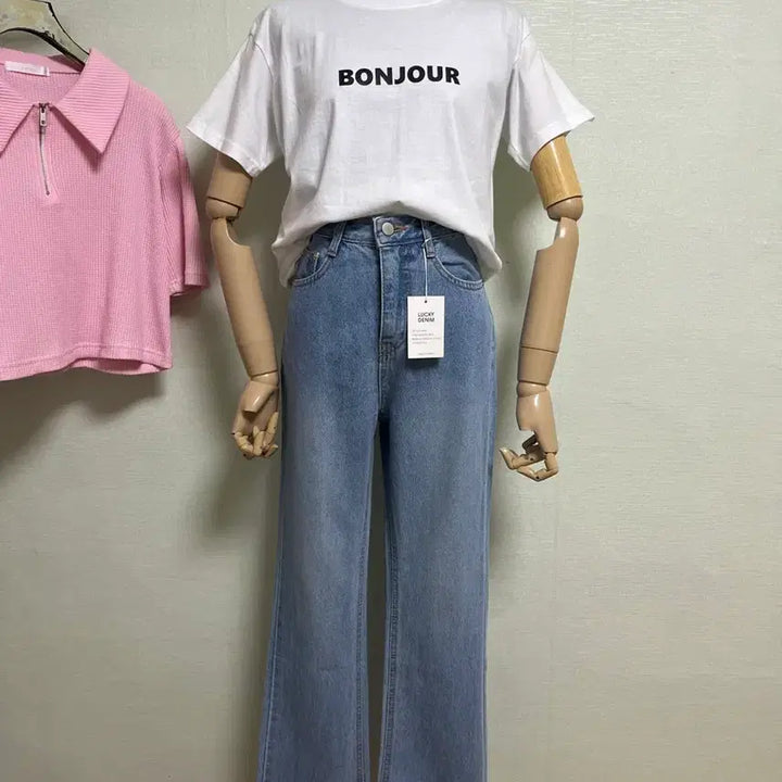 [SOLD OUT] 럭키쏭세미부츠컷데님(S)