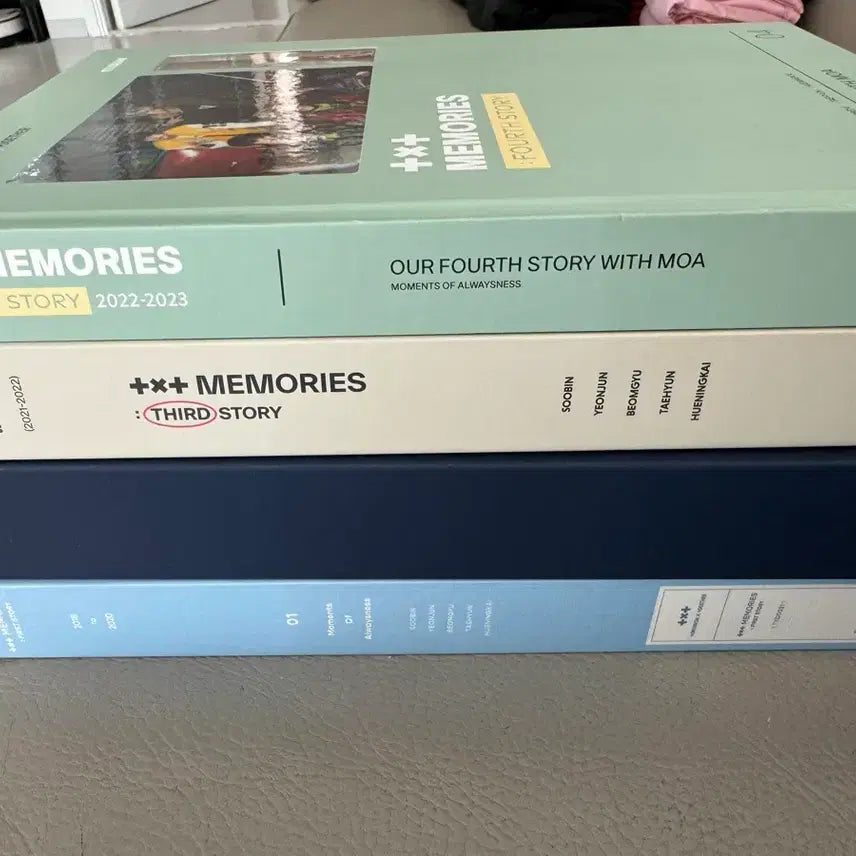 [BUNJANG] TXT Official Lightstick + Memories Photobook Set / 투바투 txt 응원봉+메모리즈 포토북 4권(본품만)