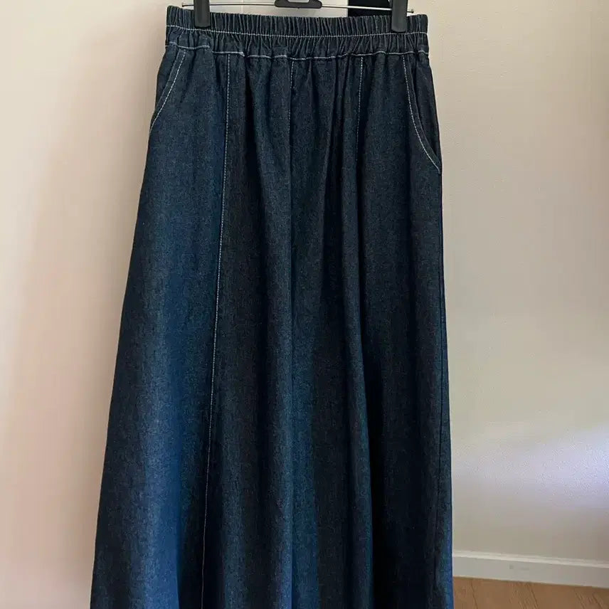 [BUNJANG] Denim Long Skirt / 청 데님 롱 스커트