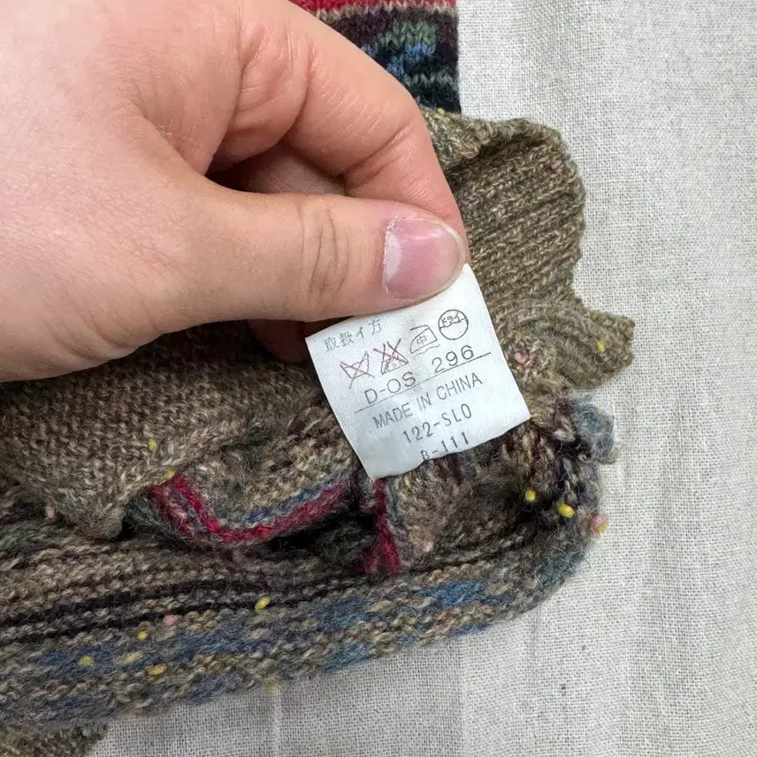 [BUNJANG] McGregor Vintage Ethnic Pattern Wool Vest M / 맥그리거 빈티지 에스닉 패턴 울 베스트 M