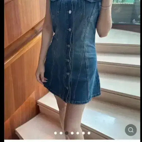 [BUNJANG] You On Closet Denim Mini Dress / (새상품) 유온클로젯 청 미니 원피스 수입의류