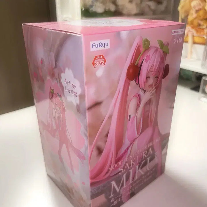 [BUNJANG] Furyu Sakura Miku 2023 Noodle Stopper Figure (Smiling Ver.) / 미개봉 후류 사쿠라미쿠 2023 누들스토퍼 미소 닛코리 버전 피규어