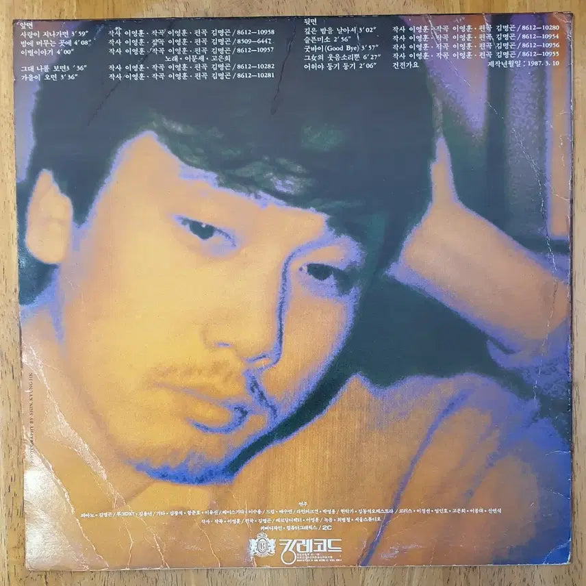 [BUNJANG] Lee Moon Sae 4th Album LP Record (1987) / 이문세 4집 LP 레코드 (1987)