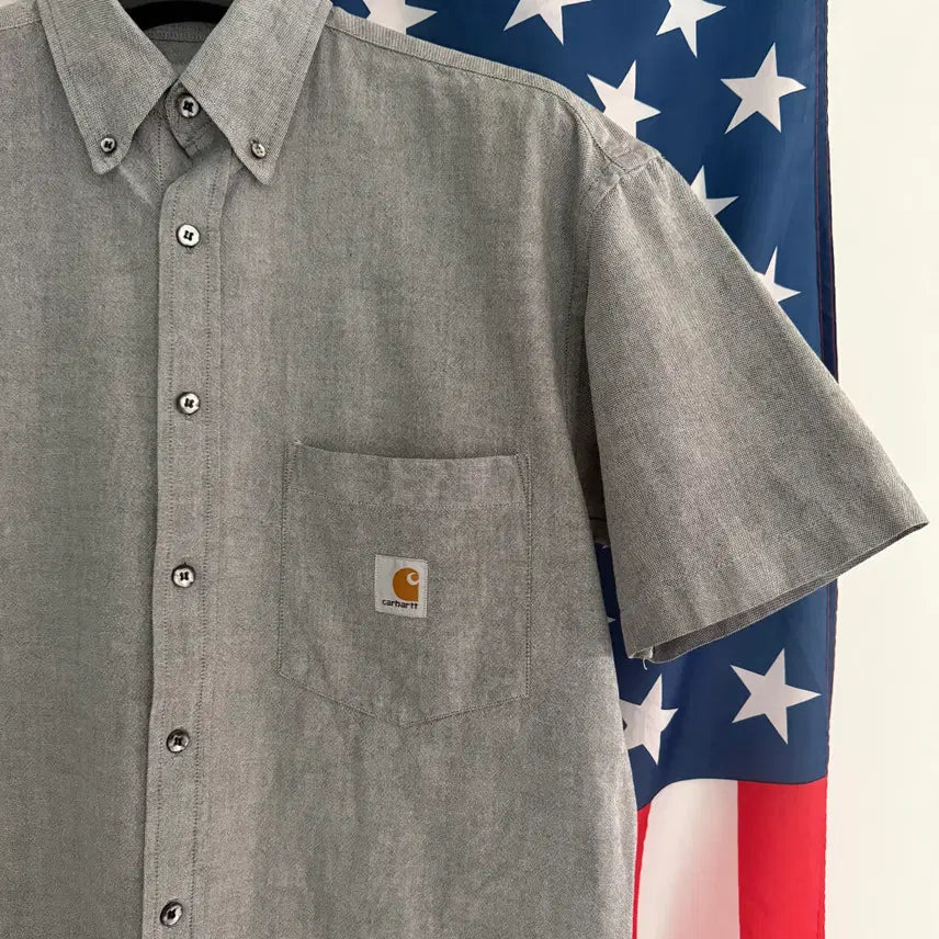[BUNJANG] Carhartt Remake Short Sleeve Shirt / [M] 칼하트 carhartt 리메이크 반팔 셔츠 - 1