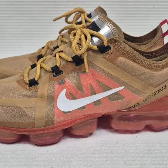 [BUNJANG] Nike Air VaporMax 2019 Crimson Gold Sneakers / 나이키 에어 베이퍼맥스 2019 크림슨 골드  285사이즈