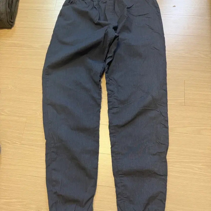 [BUNJANG] Choco Classic Linen Blend Jogger Pants (Navy, L) / 초코클래식 린넨 스판 조거 네이비 L