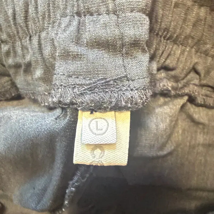 [BUNJANG] Choco Classic Linen Blend Jogger Pants (Navy, L) / 초코클래식 린넨 스판 조거 네이비 L