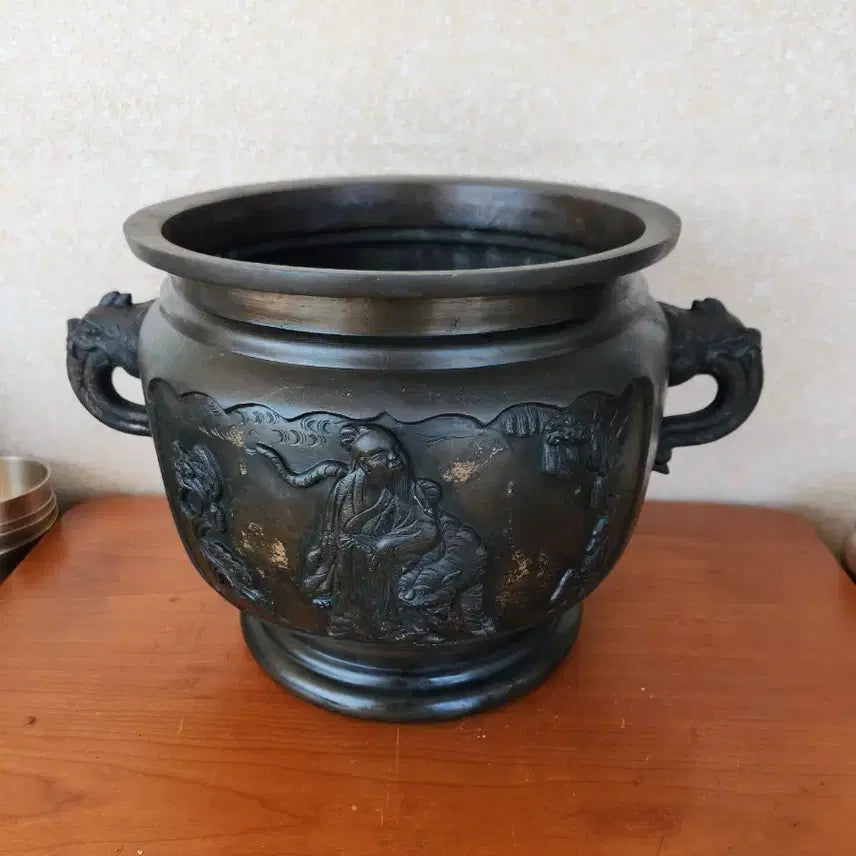 [BUNJANG] Antique Japanese Metal Brazier / 옛날 동화로