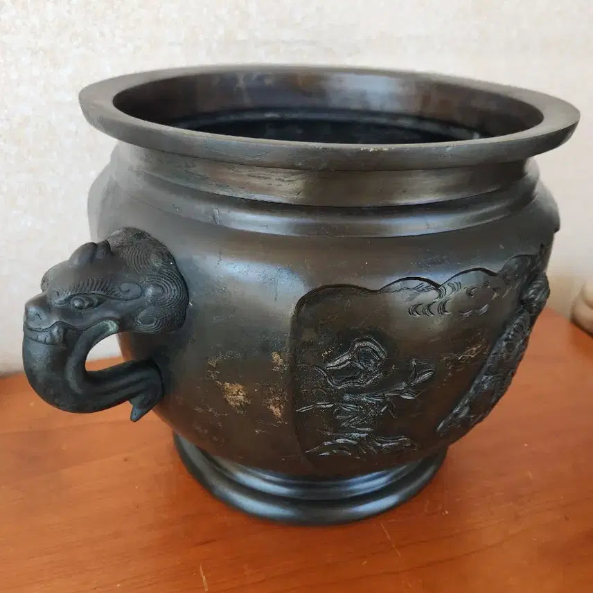 [BUNJANG] Antique Japanese Metal Brazier / 옛날 동화로