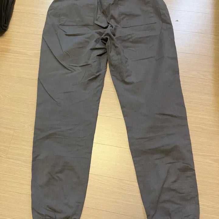 [BUNJANG] Choco Classic Linen Spandex Jogger Pants (Gray, L) / 초코클래식 린넨 스판 조거 그레이 L