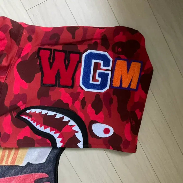 [BUNJANG] BAPE Red Hoodie S Size / 베이프 후드집업 적계 레드 s사이즈 새상품