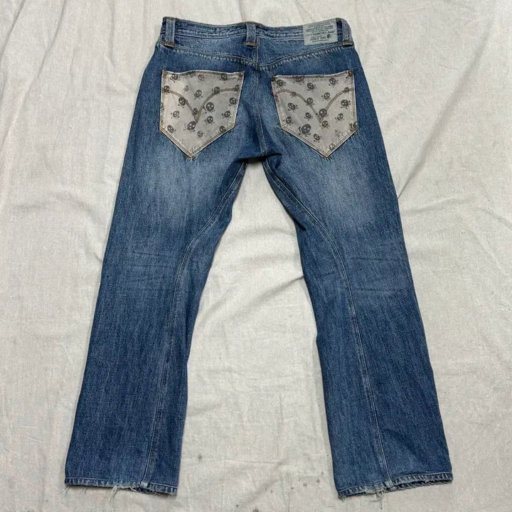 [SOLD OUT] 리바이스 엔진 해골포켓 데님팬츠 34