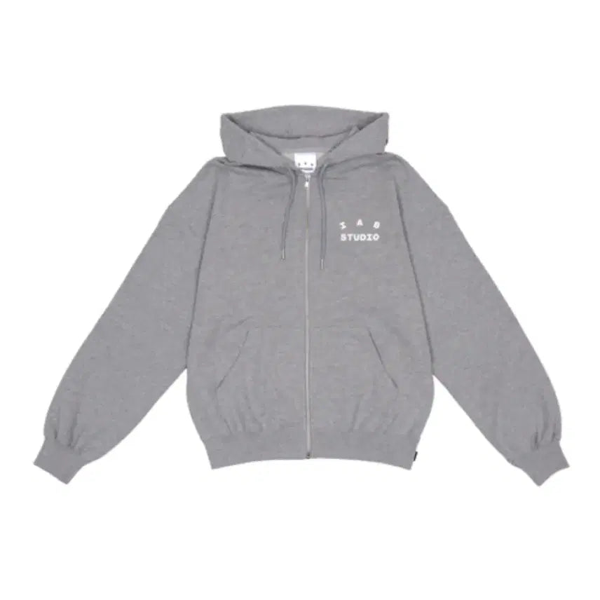 [BUNJANG] IAB STUDIO Grey Hoodie Zip-up XL / IAB STUDIO 그레이 후드집업 XL