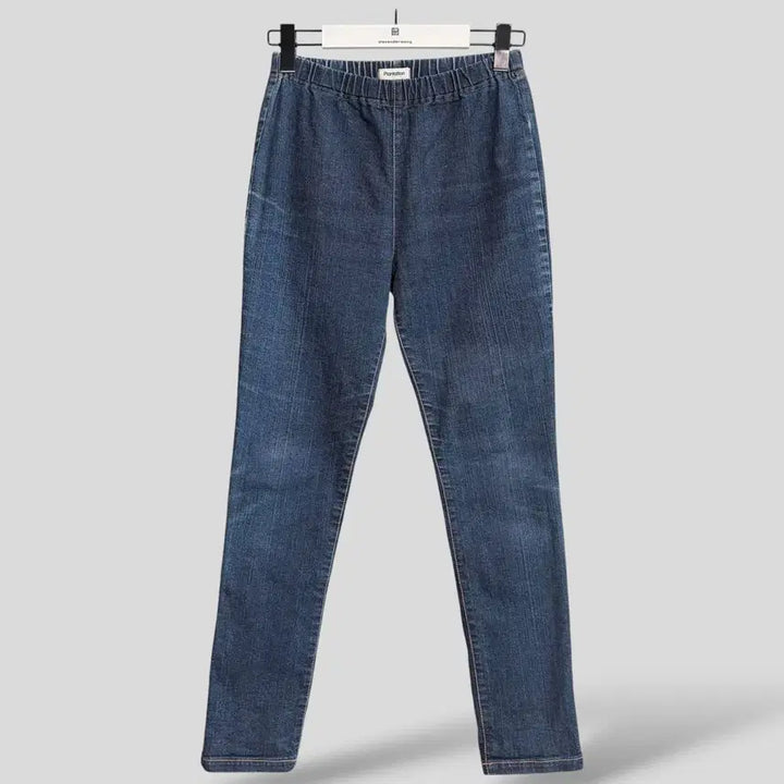 [BUNJANG] Plantation Pleats Please Issey Miyake Banding Denim Leggings Pants (Women&