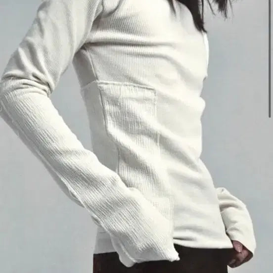 [BUNJANG] Black Smith Long Sleeve White Size 2 / black smith 블랙 스미스 롱슬리브 화이트 2