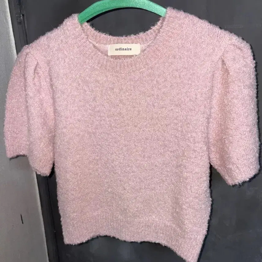 [BUNJANG] Ga Nae Sra Knit Top / 가내스라 반팔 니트