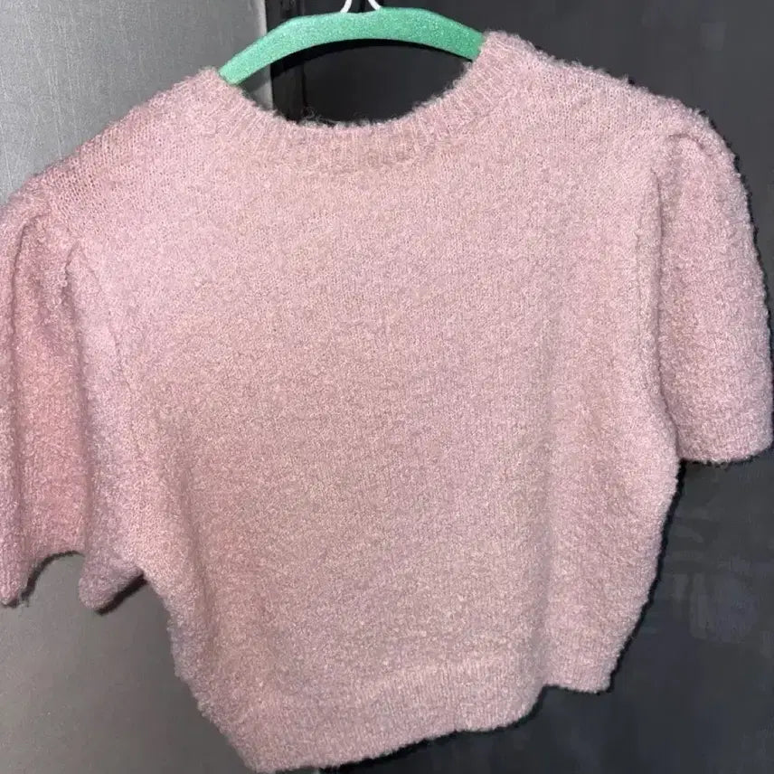 [BUNJANG] Ga Nae Sra Knit Top / 가내스라 반팔 니트