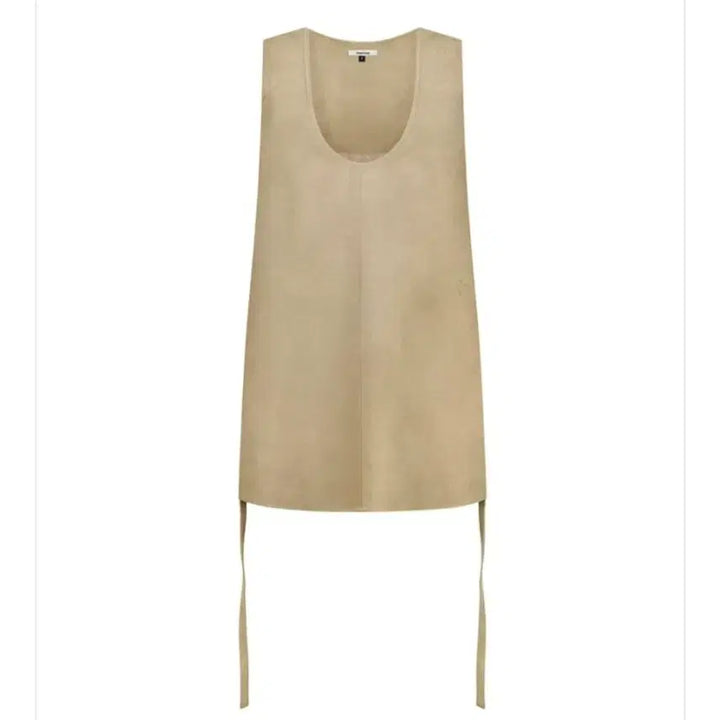 [BUNJANG] depound A-Line Suede Dress Beige / (새상품)depound A라인 스웨이드 원피스 베이지