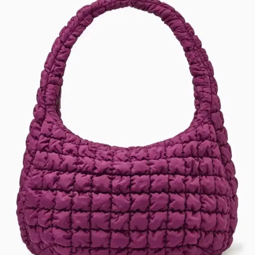 [BUNJANG] COS Purple Quilted Oversized Bag / COS 코스 퍼플 퀼팅 오버사이즈 가방