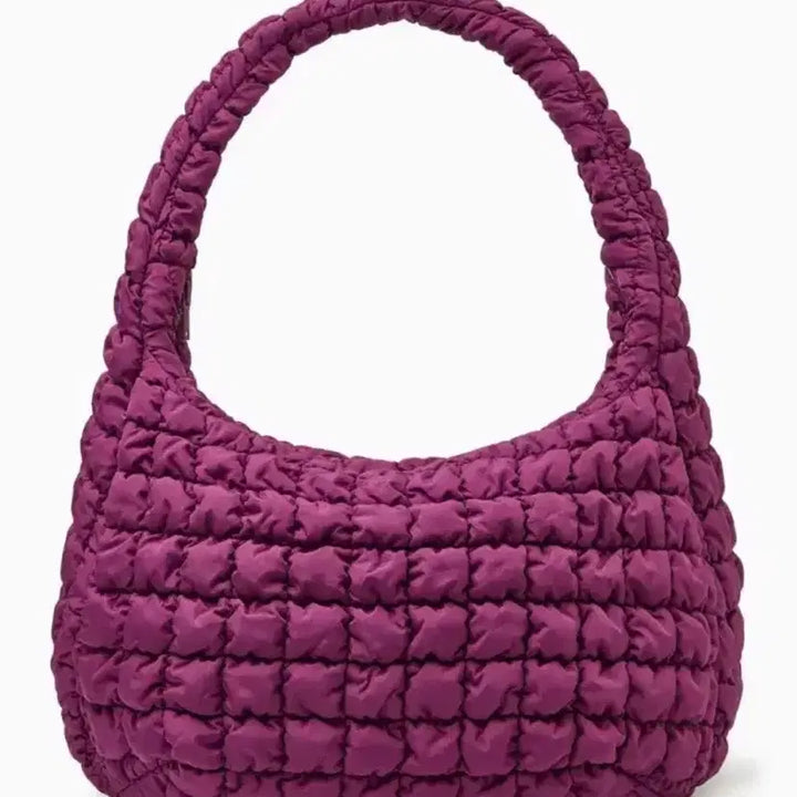 [BUNJANG] COS Purple Quilted Oversized Bag / COS 코스 퍼플 퀼팅 오버사이즈 가방