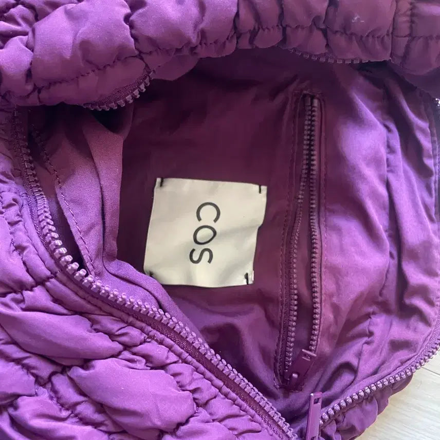 [BUNJANG] COS Purple Quilted Oversized Bag / COS 코스 퍼플 퀼팅 오버사이즈 가방