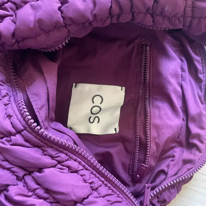 [BUNJANG] COS Purple Quilted Oversized Bag / COS 코스 퍼플 퀼팅 오버사이즈 가방
