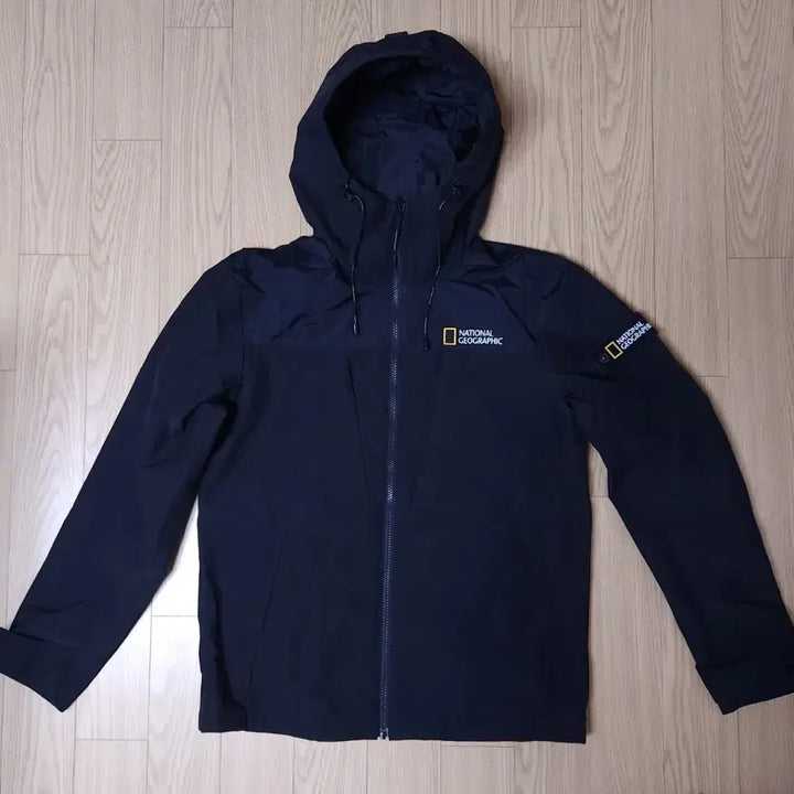 [BUNJANG] National Geographic Taslan Color Block Windbreaker Jacket / 내셔널지오그래픽 타슬란 배색 바람막이 점퍼, 윈드브레이커