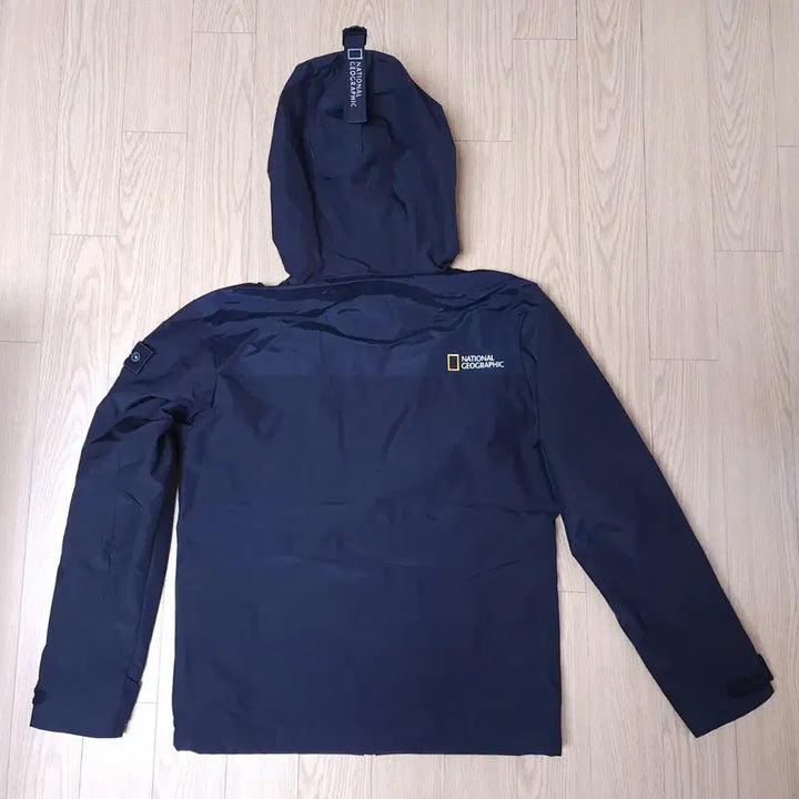 [BUNJANG] National Geographic Taslan Color Block Windbreaker Jacket / 내셔널지오그래픽 타슬란 배색 바람막이 점퍼, 윈드브레이커