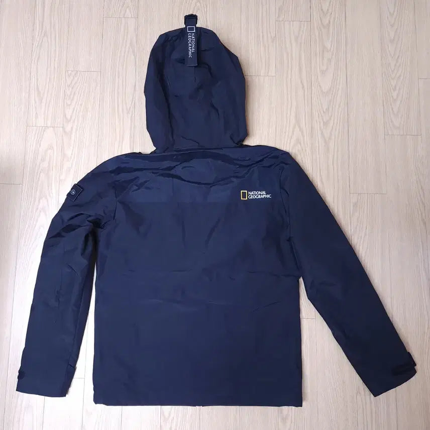 [BUNJANG] National Geographic Taslan Color Block Windbreaker Jacket / 내셔널지오그래픽 타슬란 배색 바람막이 점퍼, 윈드브레이커