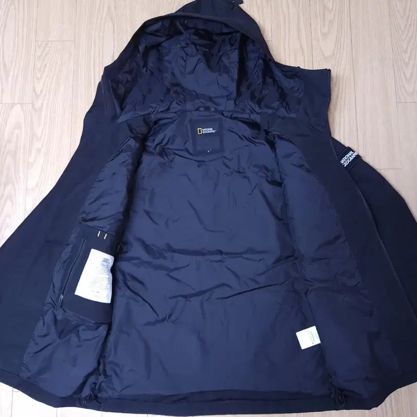 [BUNJANG] National Geographic Taslan Color Block Windbreaker Jacket / 내셔널지오그래픽 타슬란 배색 바람막이 점퍼, 윈드브레이커