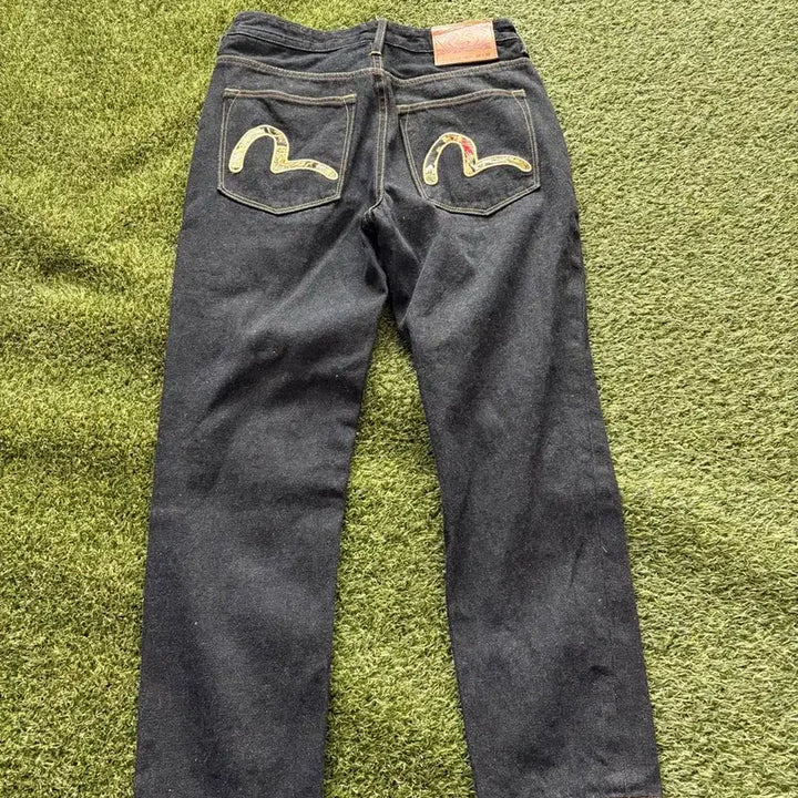 [BUNJANG] Evisu Japanese Edition Black Denim Jeans / 일본 일판 에비수 흑청 데님진 청바지
